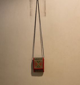 Embroidered Crossbody Bag