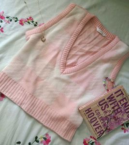 pink kawai sweater vest