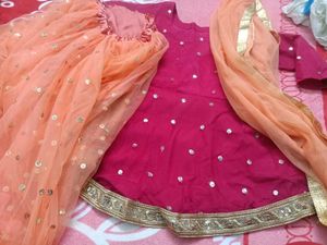 Lehanga With Peplum Frock Choli