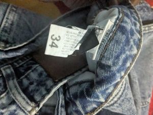 Acid Wash Wide Leg Jeans