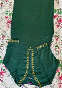 Elegant Green Embroidered Kurta