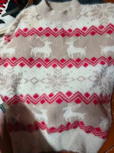 Reindeer Pattern Sweater