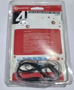 Brand New USB Hub 4 Port, Mouse Converter Free