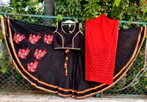 Black Lahenga Choli