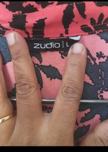 Pink Floral Print Dress