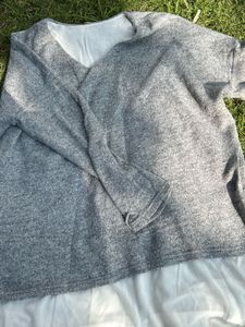 Gray Tunic Top