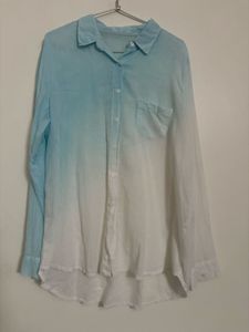 Ombre Button-Down Shirt