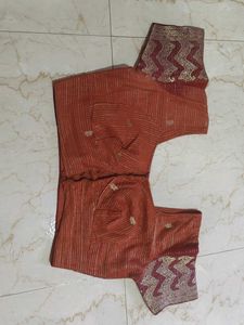 Elegant Maroon Saree
