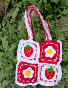Crochet Square ⬜ Bag