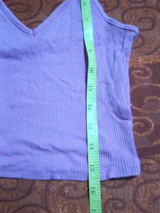 Pink Ribbed Tank Top