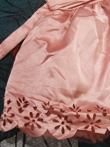 Pink Dress For 3-4 Years Girls