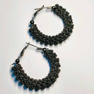 Black Metal Earrings