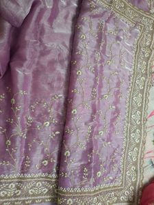 Saree+ Stiched Blouse+ Peticot
