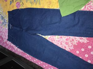 Cotton Kurta Top And Denim Jeans