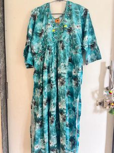 Floral Print Anarkali Suit