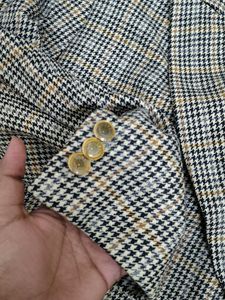 Vintage Plaid Blazer
