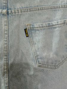 MK Trends Light Blue High‑Rise Straight Jeans