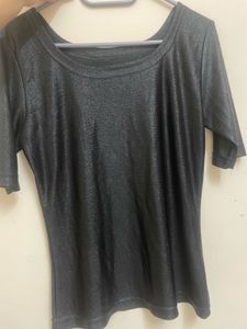 Dark Gray Basic T-Shirt