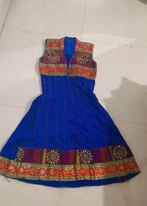 Blue Anarkali Kurti