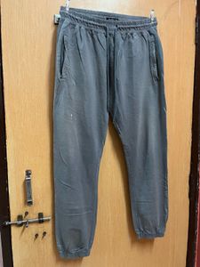 Zudio Grey Joggers Lower For Men