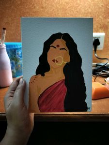 Goddess Painting on Canvas