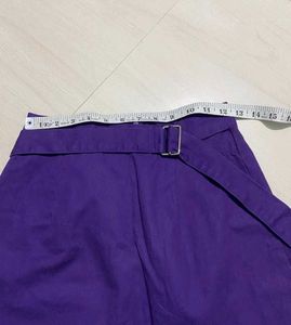 Cute Purple Mini Skirt