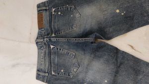 Distressed Denim Jeans