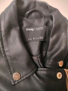 Black Faux Leather Jacket
