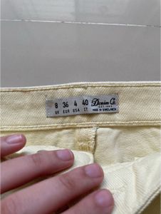 Cute butter yellow Mini Skirt