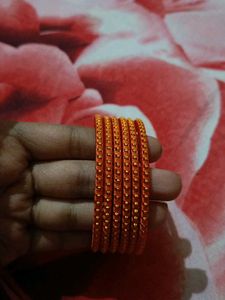 Thread Bangles Orange