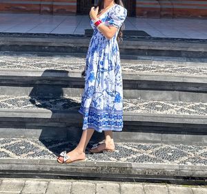 Floral Print Midi Dress