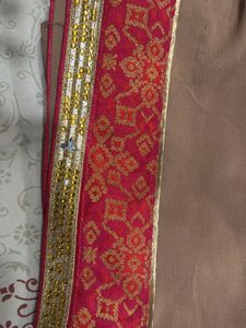 Elegant Brown Saree