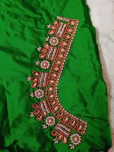 🔥🔥TODAY OFFER Maggam Work Design Blouse Piece
