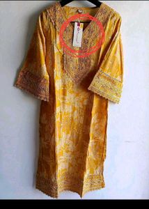 Elegant Yellow Embroidered Kurta Set