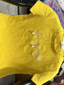 Medium Size Yellow Tshirt