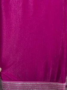 2 New Elegant Green And Pink Saree with Border