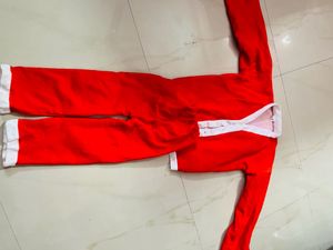 Girls Santa Dress Set