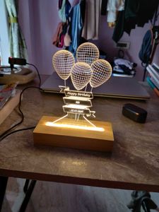 Happy Birthday LED Lamp