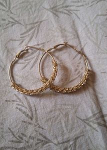 Sparkling Hoop Earrings