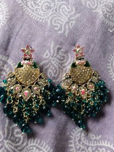 green jhumka