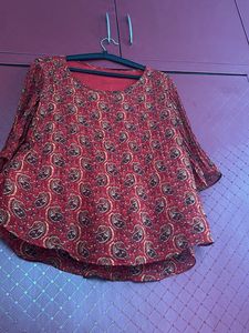 Forxxl Size Women Paisley Print Top
