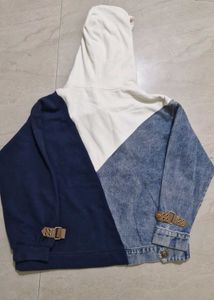 Unique Colorblock Hoodie Jacket