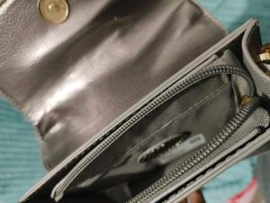 Missy Metallic Silver Mini Bag