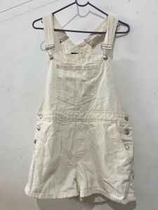 Cute White Overalls