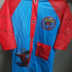 Spider-Man Raincoat For 10yr Old Kids