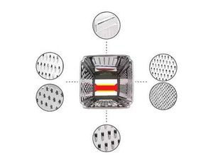Stainless Steel Grater 5 in 1 For Kitchen