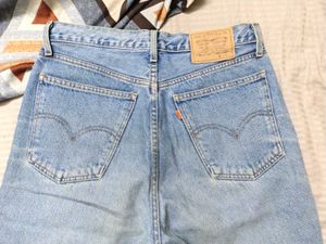 Vintage Levi&#39;s Orange Tab Light Wash Jeans