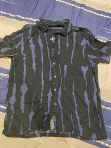 Zudio Half Sleeve Blue Shirt For Men