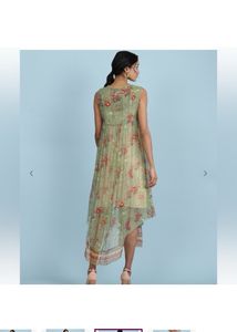 Aarke Ritu KumarFloral Print V-neck A-line Dress