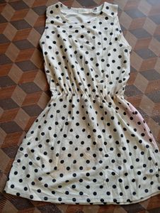 Polka Dot Sleeveless Dress